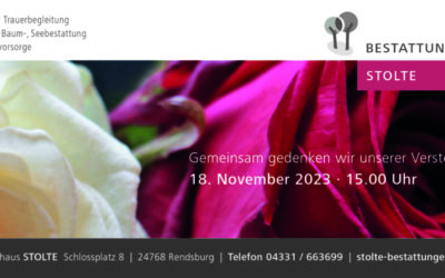 Einladung zur Gedenkfeier 2023